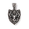 Tibetan Style 304 Stainless Steel Pendants STAS-P305-17AS-2