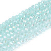Baking Electroplate Glass Beads Strands DGLA-A039-J2mm-B26-1