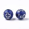 Plating Acrylic Beads PACR-Q113-10G-2