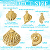 10Pcs 5 Styles 304 Stainless Steel Pendants STAS-TA0003-11-4