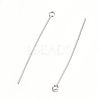 Tarnish Resistant 304 Stainless Steel Eye Pins STAS-O105-01P-0.6x45mm-2