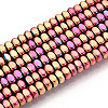 Electroplated Synthetic Non-magnetic Hematite Beads Strands G-T139-61G-1