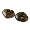 Natural Tiger Eye Hollow Pendants G-C167-06G-2