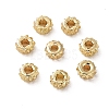 Rack Plating Brass Spacer Beads KK-F859-06G-2