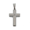 304 Stainless Steel Rhinestone Pendants STAS-G346-47A-P-1