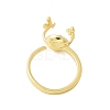 Brass Cuff Ring Settings KK-K297-15G-3