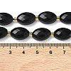 Natural Obsidian Beads Strands G-A295-A08-01-5