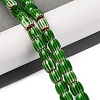 Handmade Lampwork Chevron Beads Strands LAMP-K041-01B-05-2