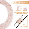 Natural Rose Quartz Multi Strand Links G-TAC0005-04B-6