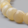 Natural Yellow Jade Beads Strands G-S259-49-10mm-3