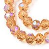 Electroplate Glass Beads Strands EGLA-A034-T8mm-L23-2