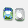 Pointed Back Glass Rhinestone Cabochons RGLA-T019-13x18mm-06-2