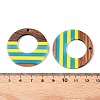 Epoxy Resin & Walnut Wood Pendants RESI-N039-121U-3
