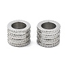 303 Stainless Steel European Beads STAS-B078-01P-01-1