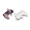 Independence Day Alloy Enamel Pendants ENAM-T022-45P-2