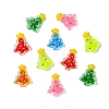12Pcs 6 Colors Glass Enamel Beads LAMP-CJ0002-67-8
