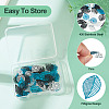 72Pcs 9 Styles Spray Paint 430 Stainless Steel Charms STAS-TA0006-11B-5