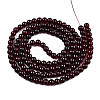 Crackle Glass Beads Strands CCG-Q001-6mm-18-3