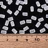 FGB Frosted Transparent Glass Seed Beads SEED-N013-05A-01-4