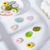 16Pcs 8 Styles Daisy & Leaf Silicone Knitting Needle Point Protectors SIL-LP0001-23-1