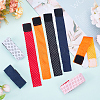 8Pcs 4 Colors Cloth Jersey Sleeve Bands AJEW-CP0005-97-3