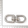 Non-Tarnish 304 Stainless Steel 8 Shape Swivel Clasps STAS-S127-03P-05-3