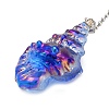 Glass Charms Ceiling Fan Pull Chain Extenders HJEW-H064-01A-P-3