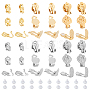 DICOSMETIC 36Pcs 6 Style 304 Stainless Steel Clip-on Earring Findings STAS-DC0001-29-1