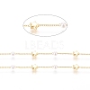 Brass Handmade Beaded Chain CHC-G011-16G-1