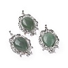 Natural Green Aventurine Big Pendants G-P496-01P-18-1