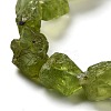 Raw Rough Natural Peridot Beads Strands G-P528-B05-02-3