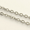 Tarnish Resistant 304 Stainless Steel Cable Chains CHS-Q001-16-1