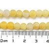 Natural Crackle Agate Beads Strands G-G055-6mm-6-2