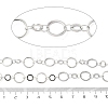 304 Stainless Steel Ring Link Chains CHS-G044-05P-01-2