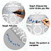 Stainless Steel Cutting Dies Stencils DIY-WH0238-105-4