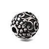 Engraved 304 Stainless Steel Beads STAS-H263-17AS-07-2