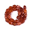 Natural Red Agate Beads Strands GG-N361-06A-03-3