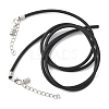 Black Rubber Necklace Cord Making RCOR-D002-B-2