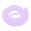 Imitation Jade Glass Beads Strands DGLA-S076-8mm-27-01-3