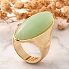 Resin Horse Eye Finger Rings RJEW-R006-01G-04-1
