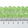 Spray Painted Crackle Glass Beads Strands CCG-Q001-10mm-11-3