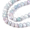 Ombre Effect Dyed Glass Beads Strands LS-GLAA-C023-02-C24-3