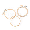 Plastic Imitation Bamboo Cross Stitch Embroidery Hoops TOOL-TADJ0001-03A-3