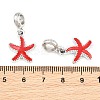 Alloy Enamel European Dangle Charms AL-CBAC2D3-02P-01-3
