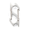 Non-Tarnish 304 Stainless Steel S-Hook Clasps STAS-C024-07P-1