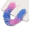 Transparent Painted Glass Beads Strands LS-DGLA-A034-T1mm-A08-1