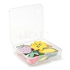 12Pcs 12 Style Acrylic Badges Brooch Pins JEWB-LS0001-12-5