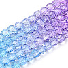 Transparent Glass Beads Strands GLAA-E036-07M-2