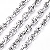 Tarnish Resistant 304 Stainless Steel Cable Chains CHS-P007-27P-03-1