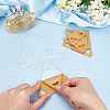 Acrylic Gauge Measuring Ruler Tool TOOL-WH0128-15-3